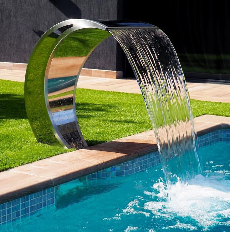 Water Curtain Stainless Steel - Air Terjun Dekorasi Kolam